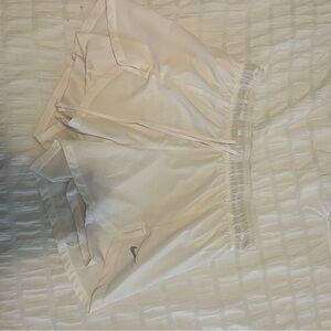 Nike White Athletic Shorts